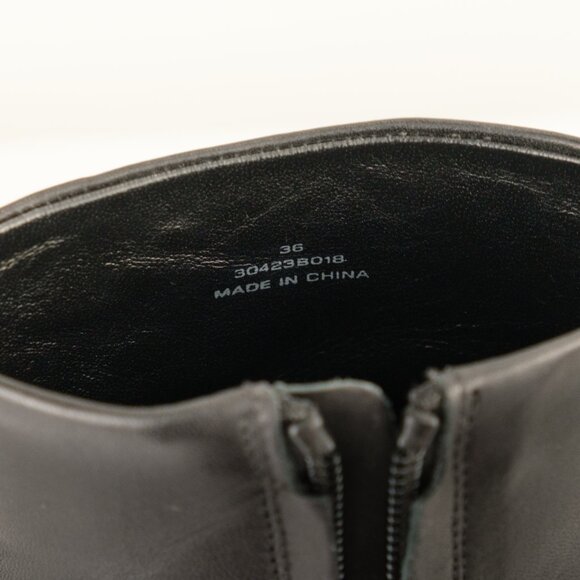 Alexander Wang Nova 105 Round Toe Ankle Boots, Black, EU 36/US 6 - Picture 12 of 13